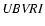 $\it UBVRI$