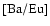 ${\rm [Ba/Eu]}$