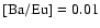 ${\rm [Ba/Eu]}=0.01$