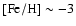 ${\rm [Fe/H]} \sim -3$