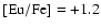 ${\rm [Eu/Fe]} = +1.2$