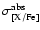 $\sigma^{{\rm abs}}_{{\rm [X/Fe]}}$