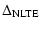$\displaystyle \Delta_{{\rm NLTE}}$