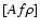$[Af\rho ]$