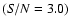 $({\it S/N}=3.0)$