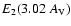 $E_2(3.02~A_{\rm V})$