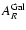 $A_{R}^{\rm Gal}$