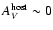 $A_V^{\rm host}\sim 0$