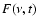 $F(\nu, t)$