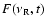 $F(\nu_{\rm R}, t)$