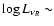$\log L_{\nu_R}\sim$