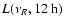 $L(\nu_{R},12~{\rm h})$
