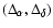 $(\Delta _\alpha ,\Delta _\delta )$