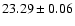 $23.29\pm0.06$