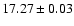 $17.27\pm0.03$