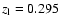 $z_{\rm l}=0.295$