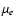 $\mu_{e}$