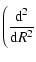 $\displaystyle \Bigg( \frac{{\rm d}^{2}}{{\rm d}R^{2}}$