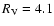 $R_{\rm V} = 4.1$