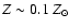 $Z \sim 0.1~Z_{\odot}$