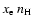 $x_{\rm e}\ n_{\rm H}$