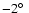 $- 2\hbox{$^\circ$ }$