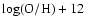 $\log({\rm O/H})+12$