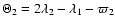 $\Theta_2 = 2\lambda_2 - \lambda_1 - \varpi_2 $
