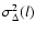 $\sigma_\Delta^2(l)$