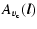 $\displaystyle A_{v_{\rm c}}(\vec{l})$
