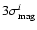 $3\sigma^i_{{\rm mag}}$