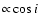 ${\propto} \cos i$