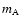 $m_{\rm A}$
