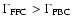 $\Gamma_{\rm FFC} > \Gamma_{\rm PBC}$