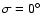 $\sigma = 0^{\circ}$