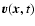 $\vec{v}(\vec{x},t)$