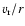 $v_{\rm r}/r$
