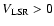 $V_{\rm LSR} > 0$