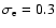 $\sigma_{\rm e}=0.3$