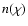 $n(\chi)$