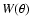 $W(\theta)$