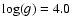 $\log(g)=4.0$