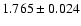 $1.765 \pm 0.024$
