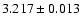 $3.217 \pm 0.013$