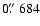 $0\hbox{$.\!\!^{\prime\prime}$ }684$