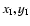 $x_{\rm I},y_{\rm I}$