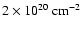 $2\times 10^{20}~{\rm cm}^{-2}$
