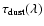 $\tau_{\rm dust}(\lambda )$
