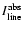$I_{\rm line}^{\rm abs}$
