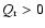 $Q_{\rm r}>0$